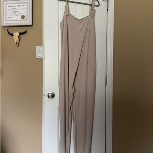 Elegant Beige Jumpsuit